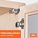 Blum BLUMOTION for Doors (20 Kits), Soft-Close Adapter for Compact Hinges, Includes Spacer and Screws for Face Frame Cabinets