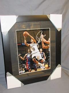 Tony Parker Autographed Signed 8x10 Color Photo 2007 Nba Finals Matted & Framed PSA/DNA - coolthings.us