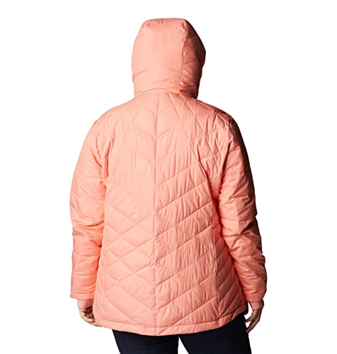 Image of Columbia Women's Omni-Heat Reflective Heavenly Hooded Hiking & Trekking Down Standard Length Jacket