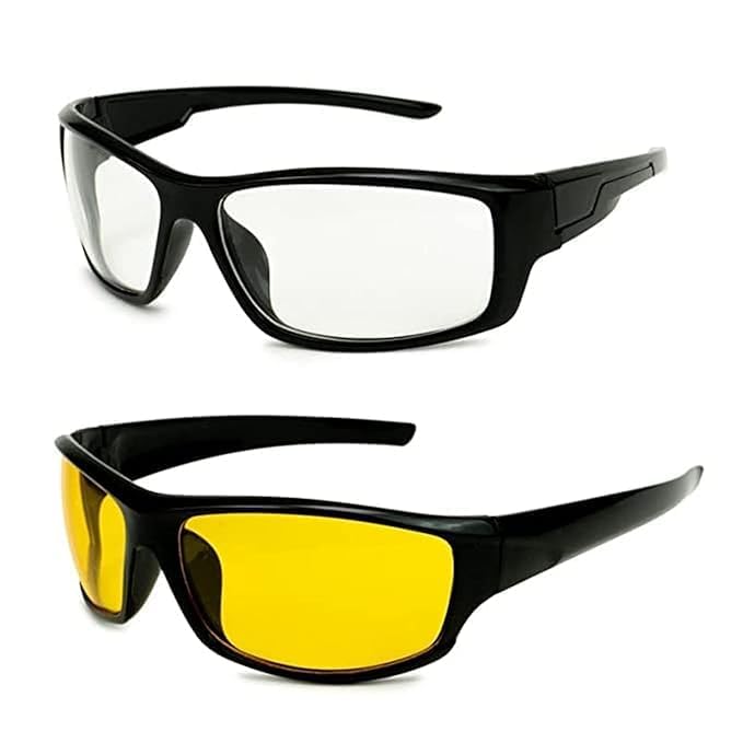 Image of Unisex Stylish Round Sunglasses | TAC Polarized Lens | 100% UV Protection | Men & Women Driving Bikes, Outdoor Sports, Hiking & Travel Eyewear (black sunglass)