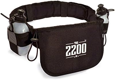 The 2200 Hydration Running Belt-Extra Large Pouch for Smartphones and Phablets-Water Bottles Dishwasher Safe (top rack)