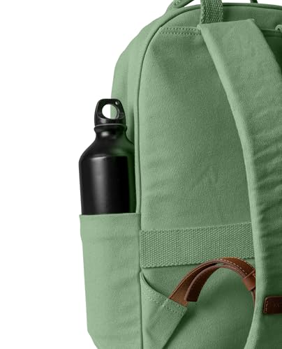 Image of DailyObjects Field Daypack Casual backpack fits upto 14 inch inch laptop with Luggage Sleeve| Unisex Travel Backpack | Made of Durable Canvas Material | Zippered Compartments with Pockets