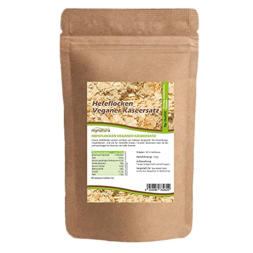 Mynatura Hefeflocken Beutel | Veganer Käseersatz I Kochen I Backen I Müsli I Porridge I Käsecracker (1x 1000g) Cover
