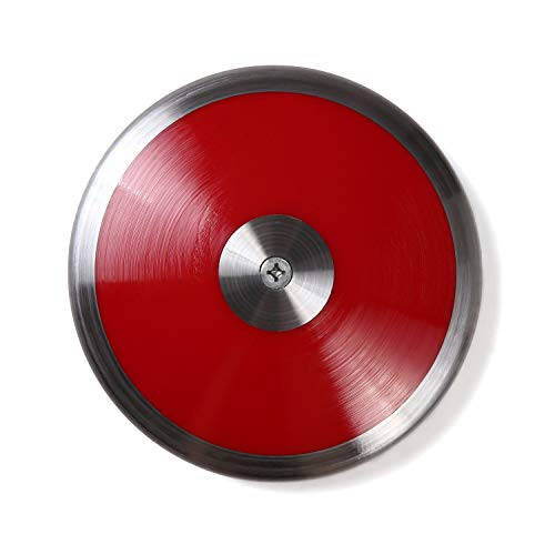 Village Variety Discus for Practice Nylon, Track and Field Throwing Discus 1kg 1.5kg 1.75kg 2kg 2.25kg 2.5kg(red 3.3lbs(1.5kg)) by Village Variety - Used condition - US$34.10