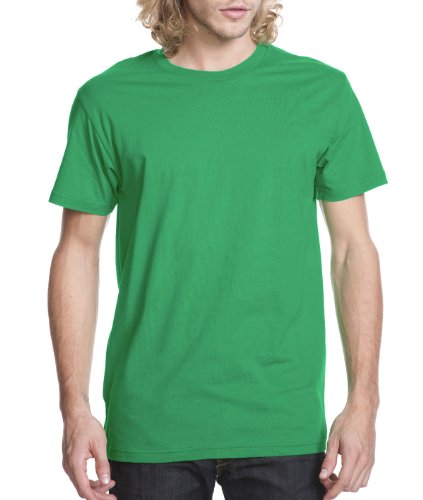 Next Level Mens Cotton Crew - KELLY GREEN - L - (Style # 3600 - Original Label)