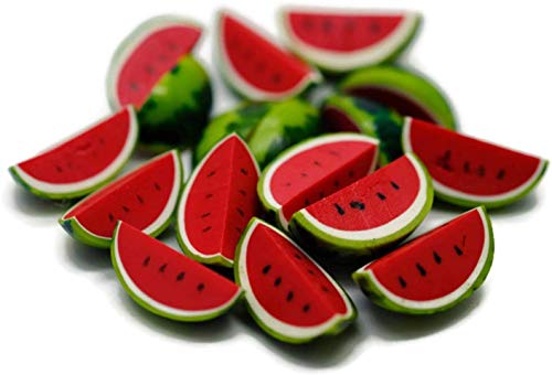 1Shopforyou 20-Piece Mini Watermelon Decorative Set – Clay Display Accents For Home Décor & Craft Styling