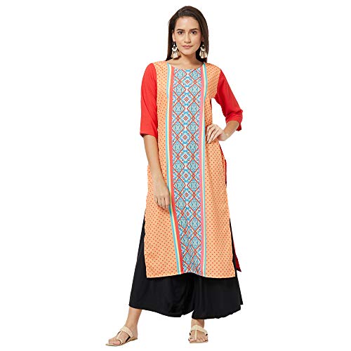 Image of LookMark Women's Crepe Kurta