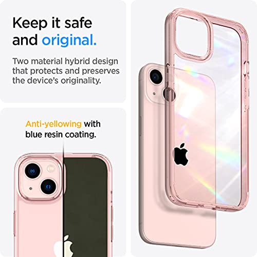Image of Spigen for iPhone 13 Mini Case, Ultra Hybrid [No Magnet Ring][Anti-Yellowing] - Rose Crystal