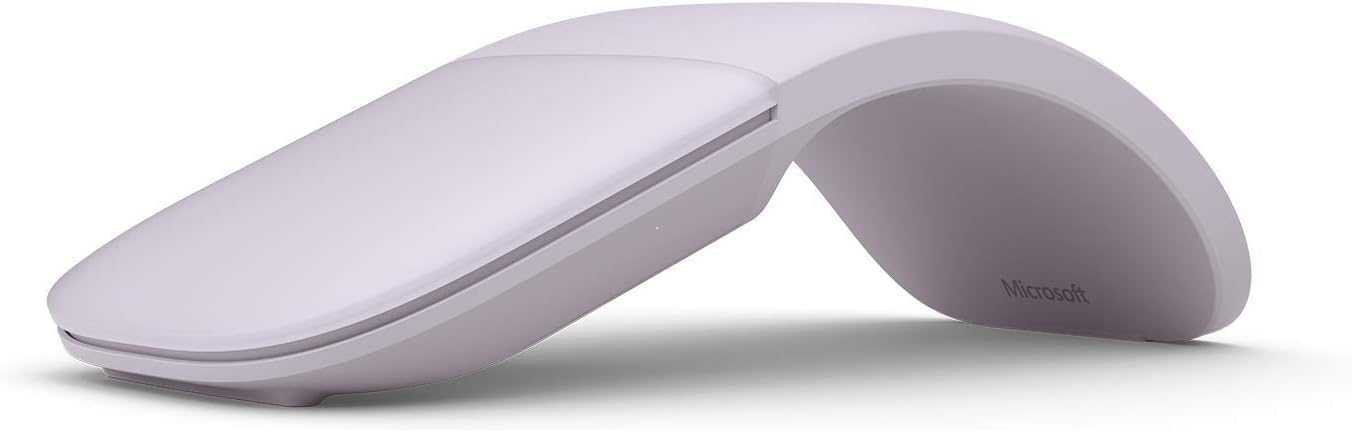New Microsoft ARC Mouse – Lilac (ELG-00026) (Renewed)