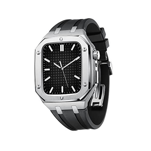 Étui militaire en métal Apple Watch 45 mm : kit de protection totale contre les chocs