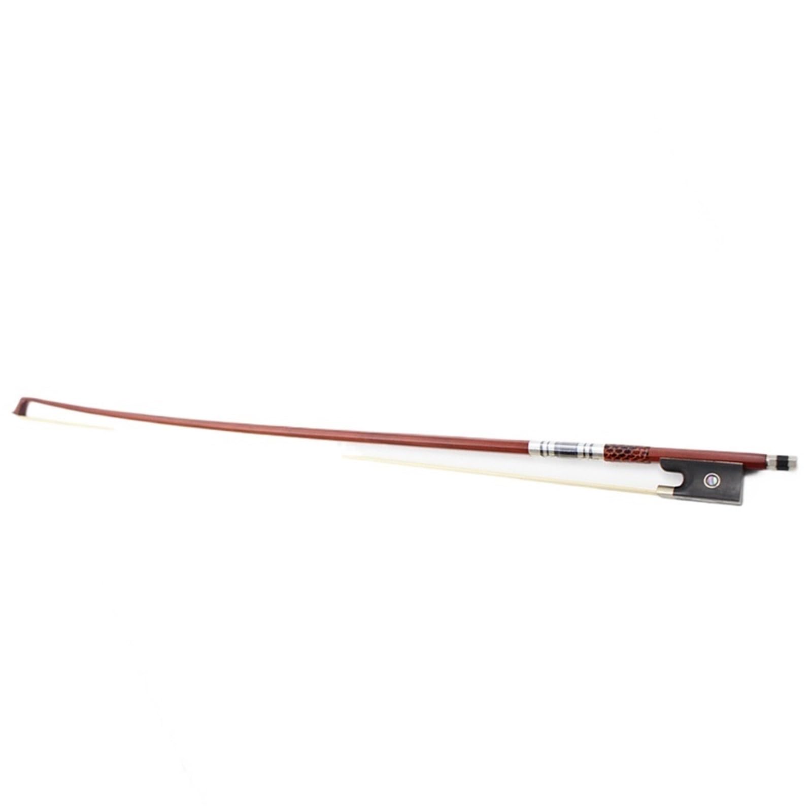 Archet De Violon Pour Pratique Accessoires Pour Archet De Violon En Bois D'ébène Brésilien Forme Ronde Octogonale Crin De Cheval Taille 1/2(4/4)