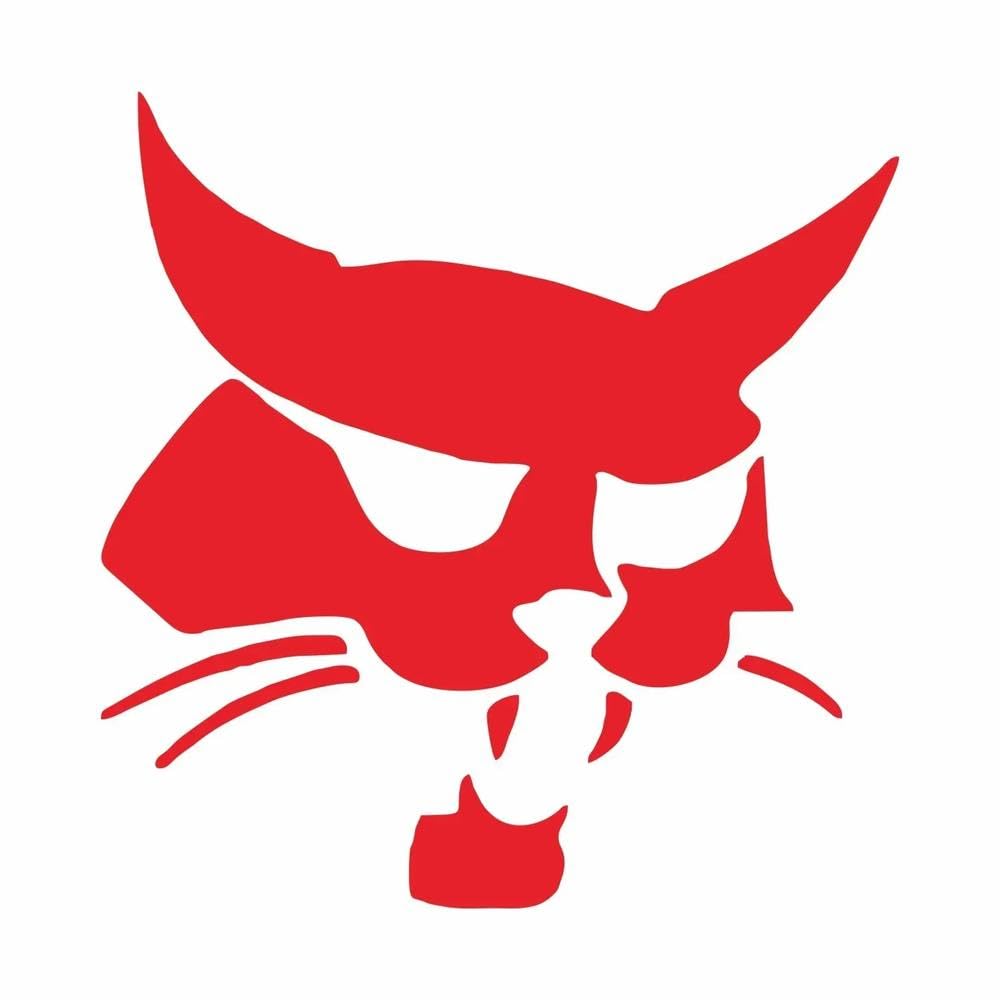 Design Bobcat Head Silhouette Car Sticker Vinyl Decal Car Decoration(Red,28cm)