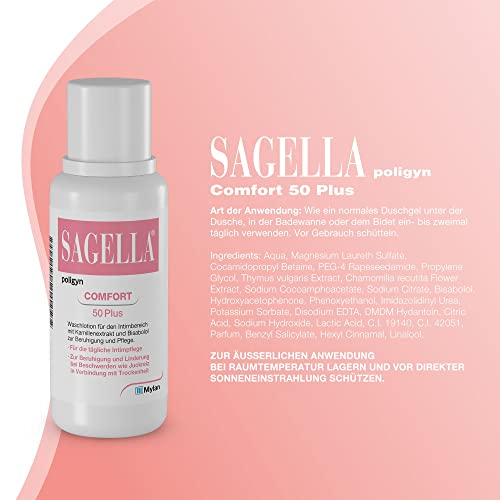 Intimwaschlotion Sagella Poligyn Comfort für Frauen über 50