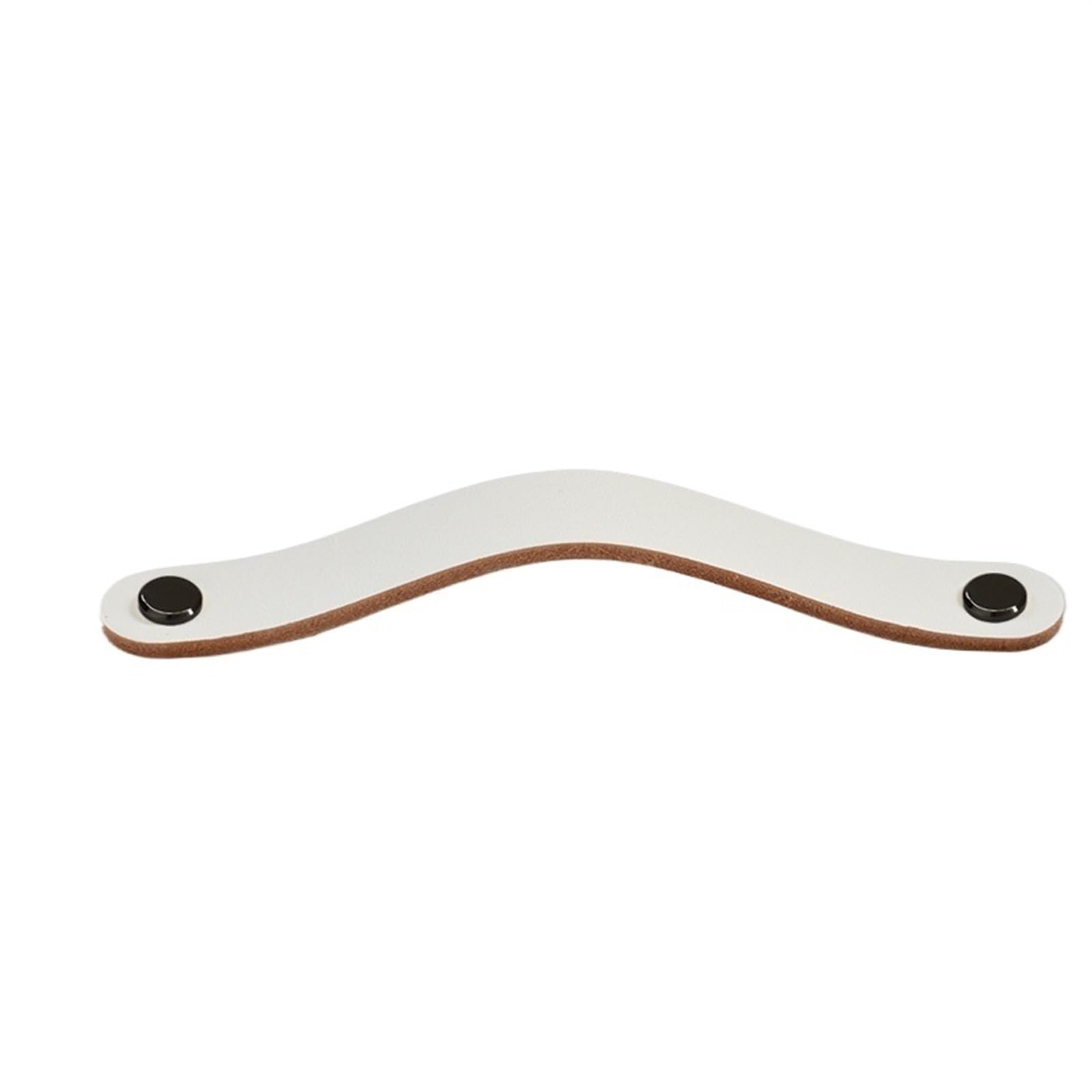 CQAHDSEVF Leather Drawer Pulls, Leather Drawer Cabinet Wardrobe Pulls Multicolor(Black 160mm)