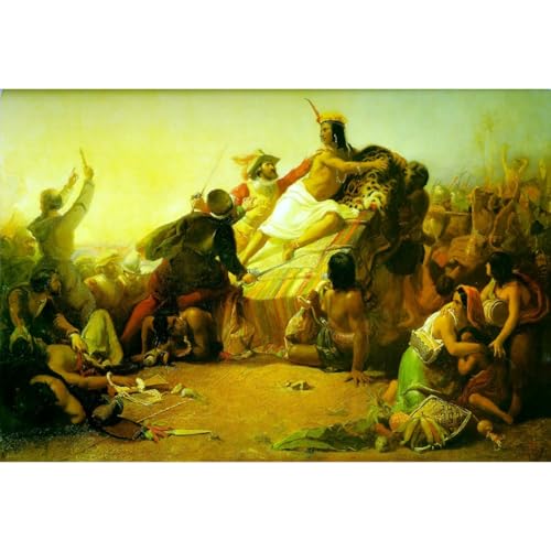 Toile Pizarro de 1846 pour sublimer votre salon classique