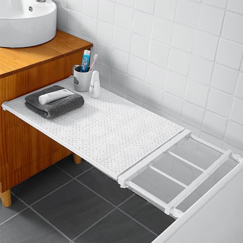 SUQ 1PCS Extensible Séparateur de Support de Rangement, d'Étagère Réglables, Armoires Télescopiques, Organisateur de Placard, Étagère Compartiments pour...