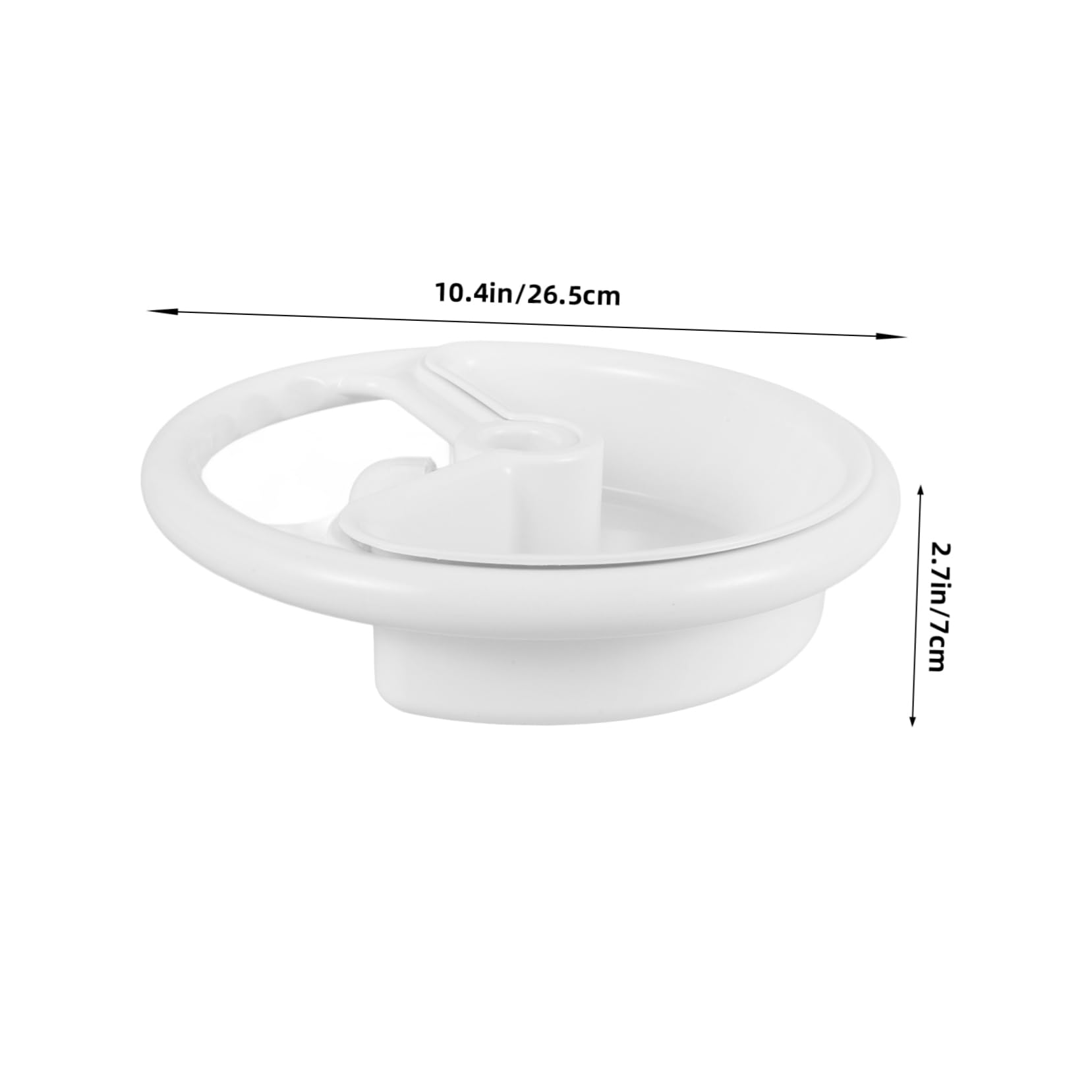 FUNOMOCYA Pole Tray Detachable Drip Stand Plate Drip Stand Storage Tray Tray Storage Holder Stand Supplies Stand Support Plate Plastic White
