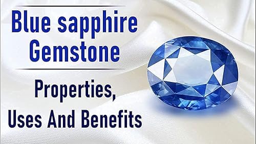 Saphir bleu naturel de 10,25 mm pour sublimer vos bijoux de mariage - 3