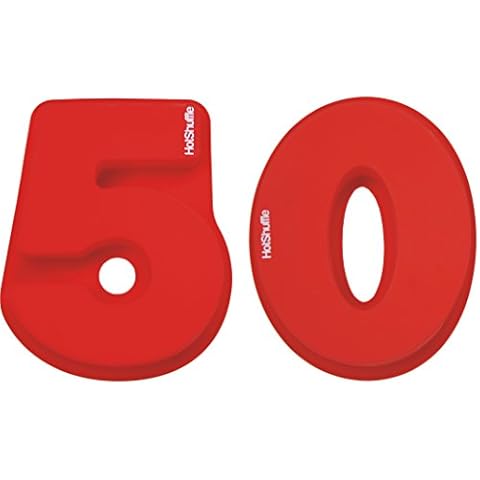 Large Silicone Number 50 Cake Tin Mould 50th Birthday Golden Wedding Anniversary 5 0 Cover