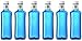 Solan de Cabras Mineral Wasser 6x75cl (Pack 6 Flaschen)