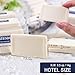 SLequipo Bulk Bar Soap, 50 Pack Mini Soap Bars Bulk Individually Wrapped, 0.5 oz Travel Soap Small Hotel Soaps Travel Size Toiletries for Hotel Bathroom