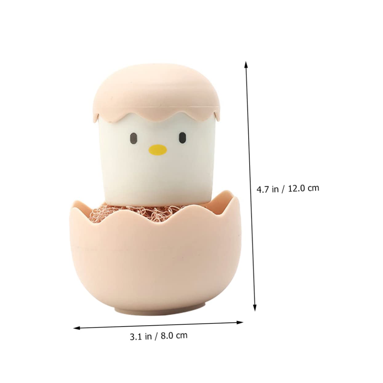 3 Series Cepillos De Limpieza para Cocina Herramientas Prácticas para Fregar Platos Cepillos De Cocina con Cabeza Reemplazable Y Diseño Adorable para Limpieza De 2 Piezas X 3
