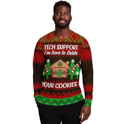 Tech Support Delete Your Cookies Sweatshirt, alternative view 1