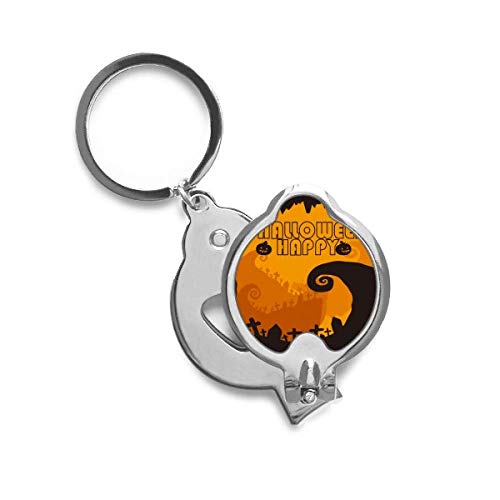 Ongle cutter Halloween avec motif fantôme et levier de coupe précis en acier