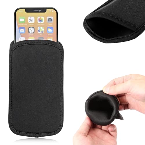 LOMSUXA Housse Universelle Smartphone, Pochette de Protection en Durable néoprène pour téléphone Portable Sacoche de Protection, Étui pour téléphones...