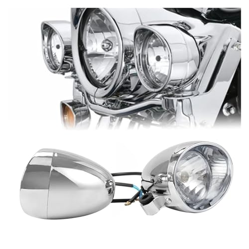 Projecteurs LED moto 12V étanches chromés pour Suzuki