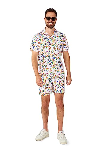 Suitmeister Two Piece Set For Men - Halloween Costume - Including Matching Shorts and Shirt