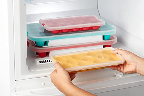 Molde para cubos de hielo Lekue color rojo miniatura 2