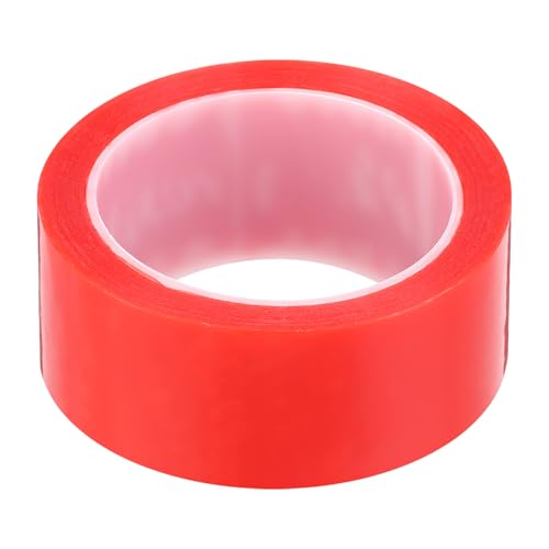 Image of MECCANIXITY 40mm x 10m Phone Repair Adhesive Tape LCD Screen Repair Sticker Double Sided for Cell Phone Tablet Laptop Clear Red
