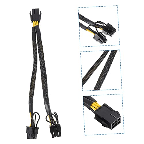 Cable de alimentación gráfica doble con divisor de corriente y conectividad estable PCIe 5
