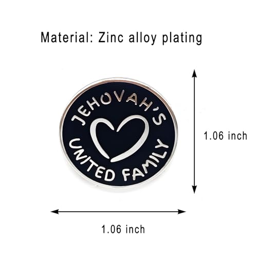 Image of Jehovah's United Family Pin - Theme Series | Premium Enamel Pin - Statement Lapel Pin - Plated Badge for Clothing, Bags, Hats, Jackets, and Lanyards