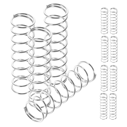 Yardenfun 20pcs Fruit Pruning Shears Trimming Spring Pruning Shears Parts Compression Spring Silver Metal
