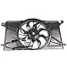 SCITOO Radiator Condenser Cooling Fan Compatible with 2012 2013 2014 2015 2016 2017 for Ford Focus 2.0L