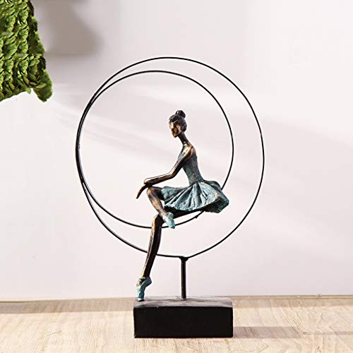 Statue moderne simple en résine, cadeau d'art pour maison - 2
