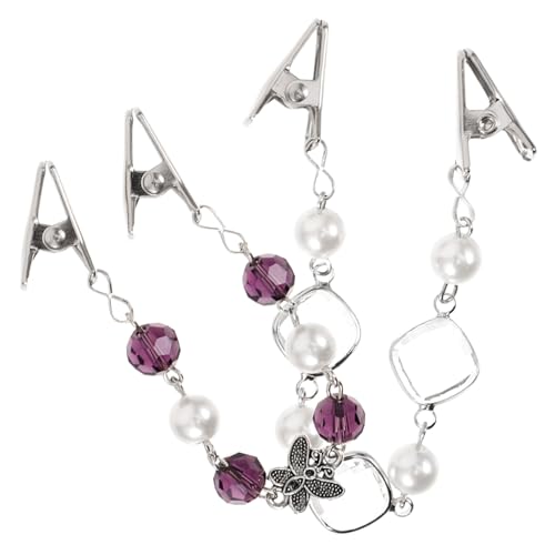 Clips de châle et perles LIFKOME pour pulls et écharpes - 8 pièces - 6