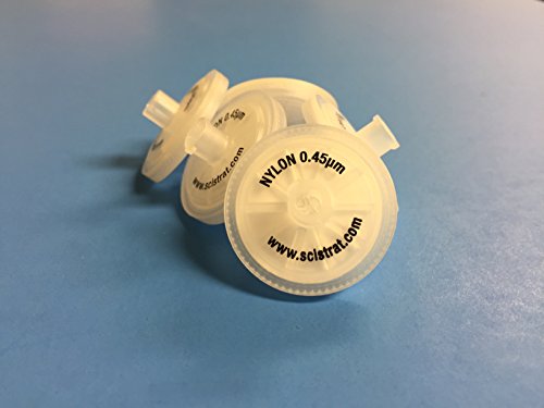 Syringe Filters, Nylon, 30mm, 0.45um, 100/PK