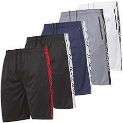 Dry Fit Shorts With Printed Side Panel