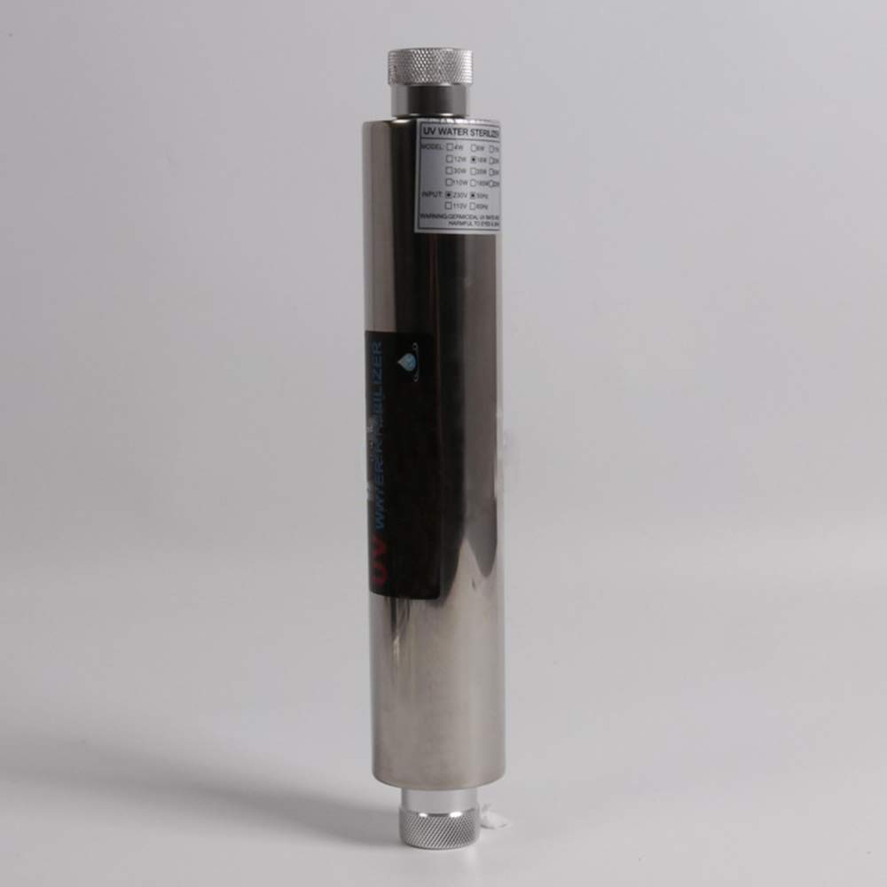 Desinfectante UV de acero inoxidable para 55 W 12 GPM