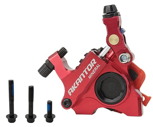 Chooee Hydraulische MTB-Bremsen Set – Vorne 800 Mm, Hinten 1450 Mm, Rot, Für Fahrrad & Mountainbike