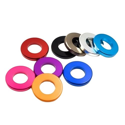 10���� �J���t���A���~�t���b�g�K�X�P�b�g���b�V���[ - M3 M4 M5 M6 M8 M10 �e�탂�f���Ή�(M6X12X2,10PCS_BLACK)