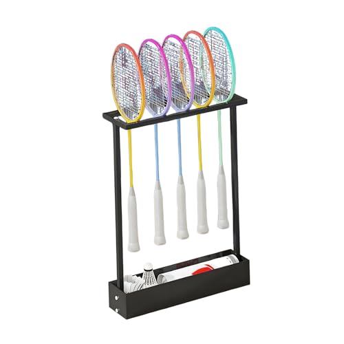 Soporte Piso para Raquetas de Bádminton y Tenis