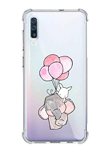 Suhctup Funda Transparent Compatible para Samsung Galaxy A70/A70S,Carcasa Protectora...