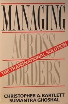 Hardcover Managing Across Borders: The Transnational Solution [Large Print] Book
