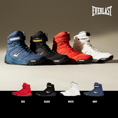 Everlast Elite V2 Black 9 Boxing Shoes: Your Ultimate Training Companion for Excellence and Durability Boxing Shoes, Elite 2 Shoes, Training Footwear