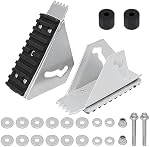 Extension Ladder Parts, Shoe kit for Extension Ladders, Aluminium Extension Ladder, Safety Extension Ladder Feet for Ladder Anti-Skid Feet Set Safe Ladder Replacement Feet Ladder Accessories Loopunk