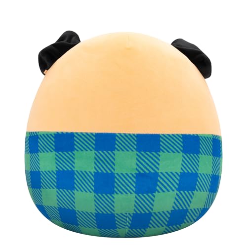 Squishmallows SQCR06622 - Prince der Mops 30 cm, offizielles Jazwares Plüsch, superweiches Kuscheltier